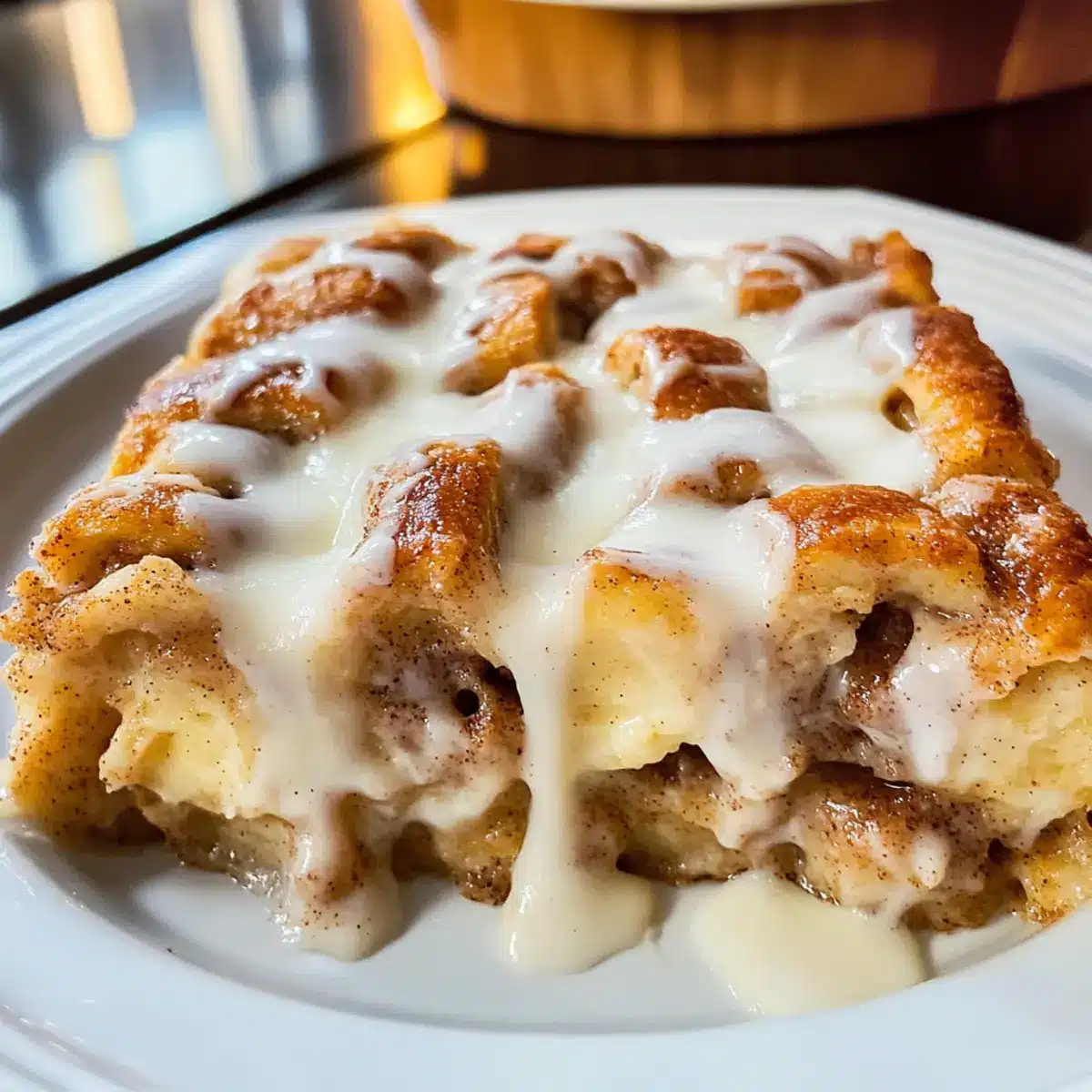 Einfache Zimtschneckenauflauf