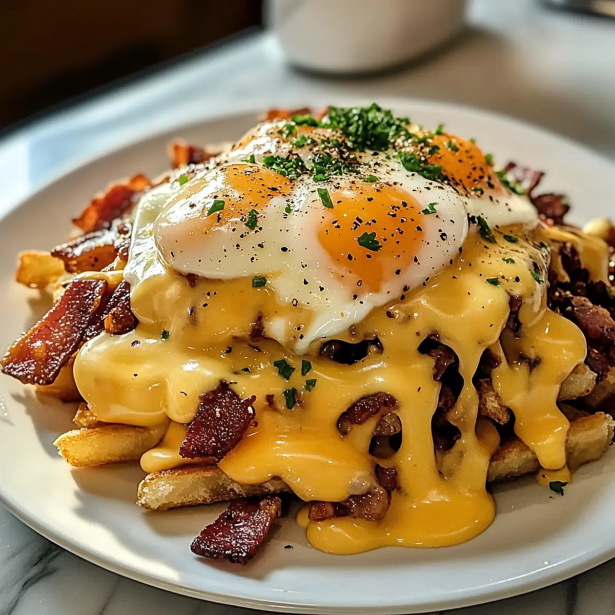 Frühstücks-Poutine