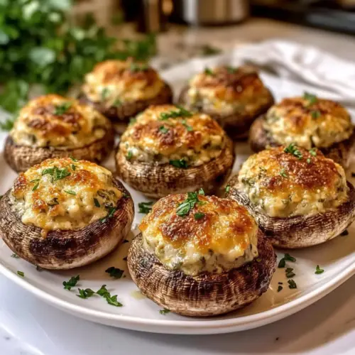 Gefüllte Champignons aus dem Ofen