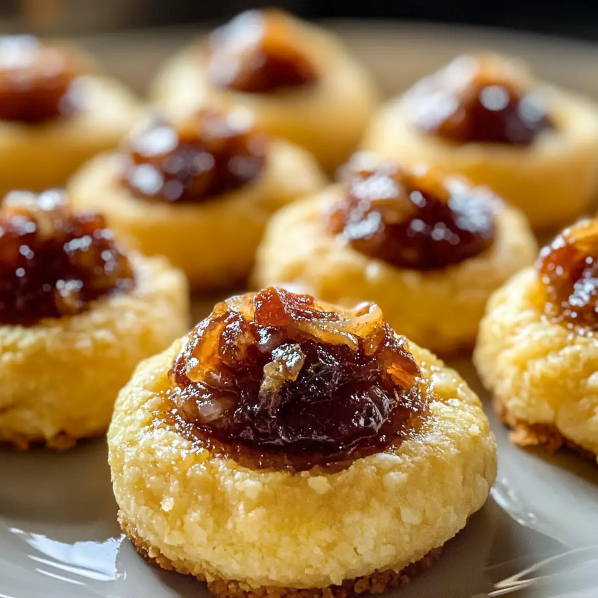 Käse Daumenabdruck Vorspeise