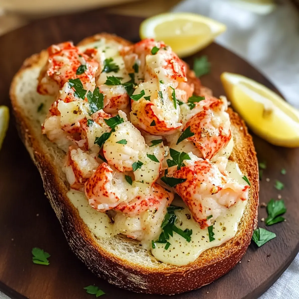 Knoblauchbutter-Hummer-Sauerteig