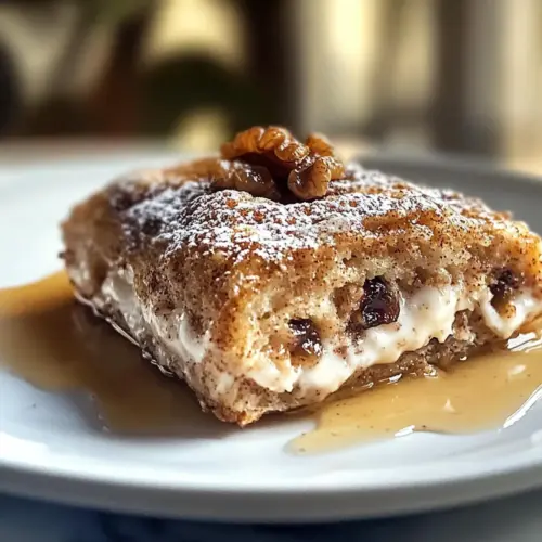 Zimtrolle gebackenes Haferflocken